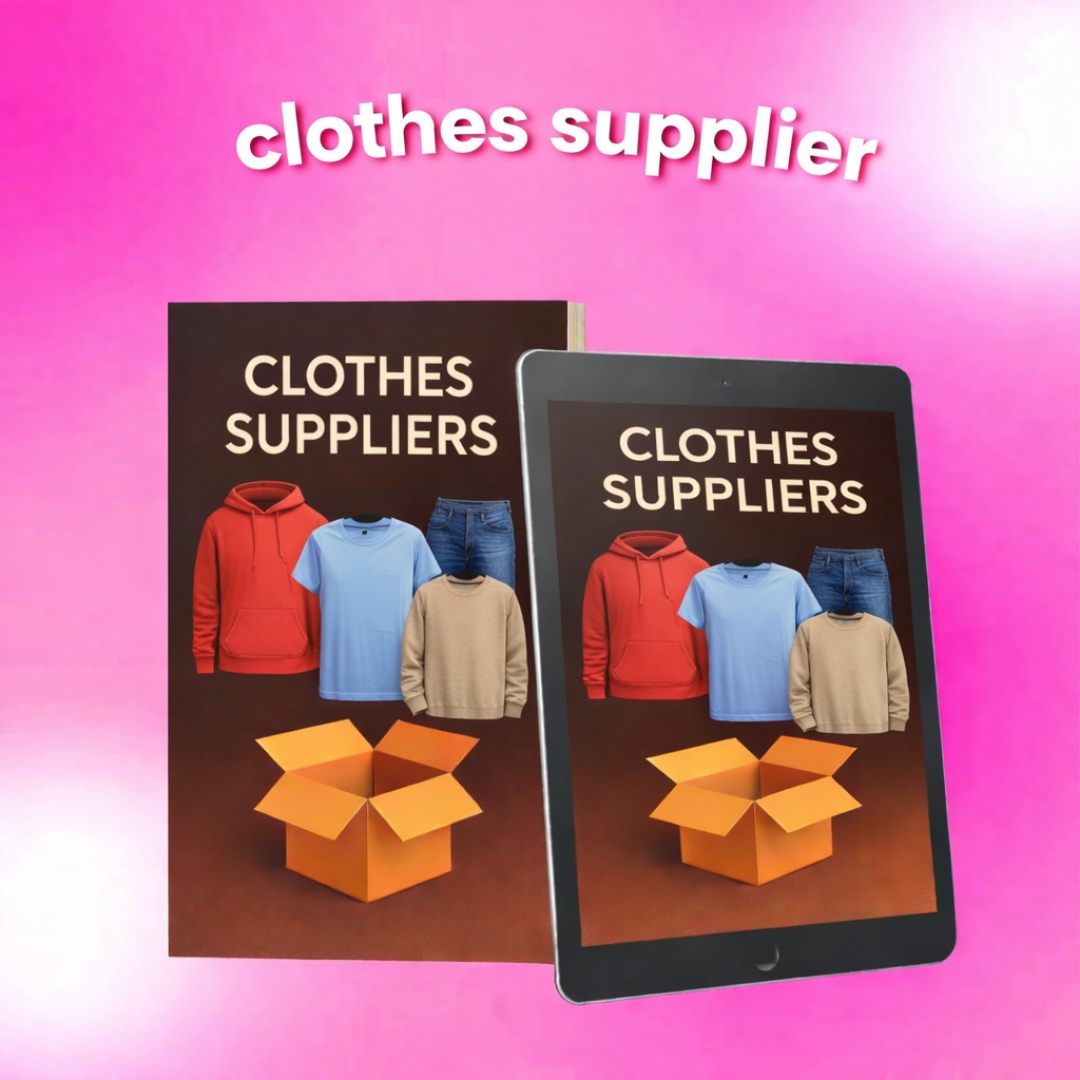 clothes supplier + reselling guide